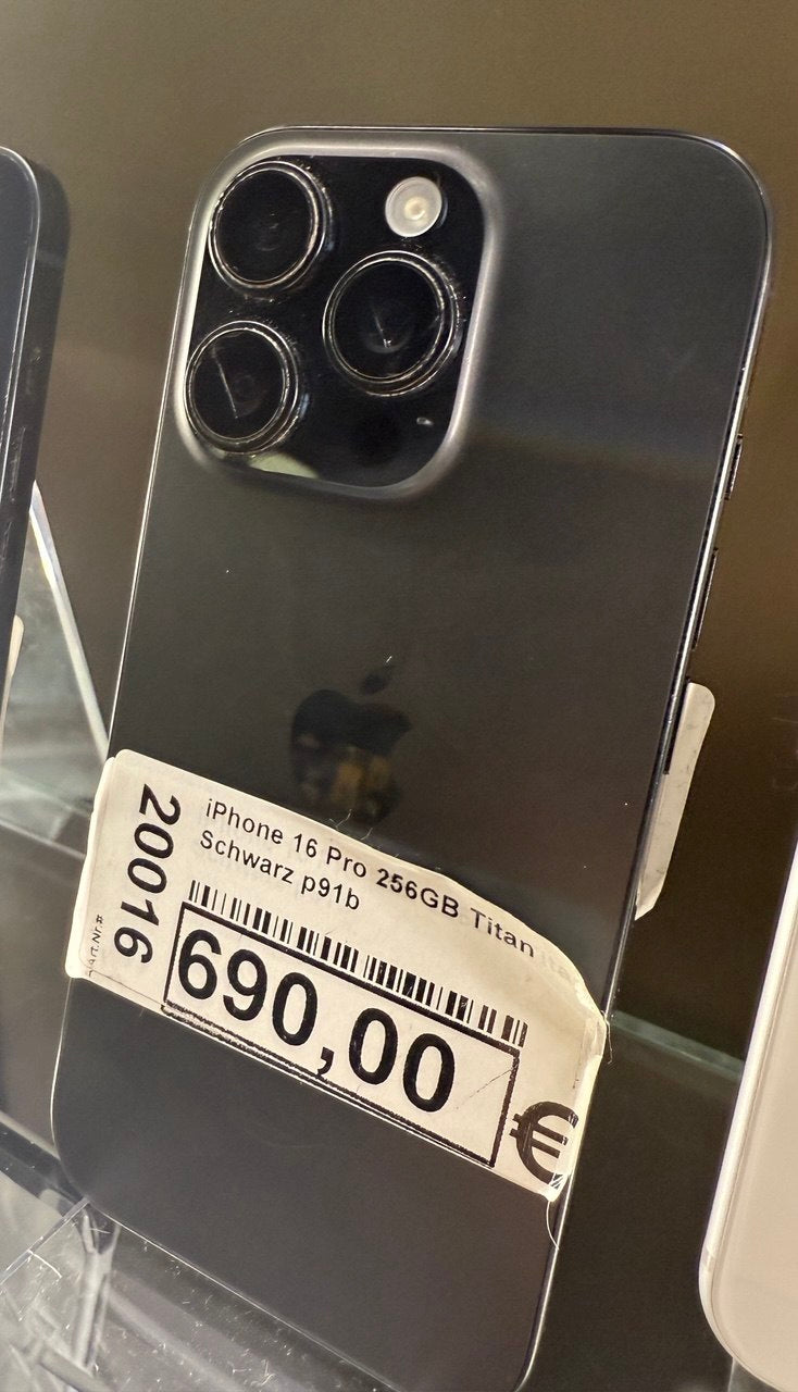 Apple iPhone 16 Pro 256GB Titanium Schwarz | Heute angekauft 13.04. 01:30 | Preis? 📞 0175 90 777 77