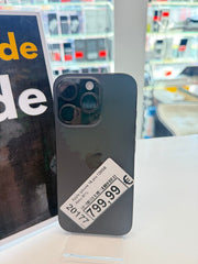 Apple iPhone 15 Pro, 128GB, Space Black