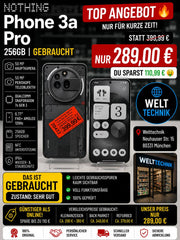 NOTHING Phone 3a Pro- Produktdetails Prozessor: Qualcomm Snapdragon 7s Gen 3