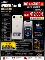 Apple iPhone 16e 128 GB – Weiß