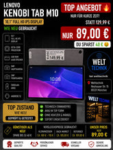 Lenovo Tab M10 10.1" Tablet