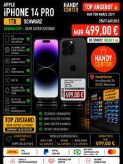 Apple iPhone 14 Pro 1TB Schwarz
