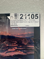 Microsoft Surface Pro 7, 12,3 Zoll, Intel i5-1135G7