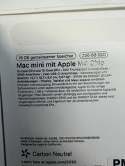 Apple Mac mini mit M4 Chip, 10-Core CPU