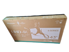 Hisense Fernseher 43 Zoll 4K Ultra HD Sprachassistenten Game Mode Plus 43A6N