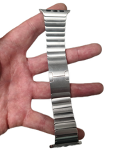 Apple Uhrarmband MUHL2ZM/A Intelligentes tragbares Accessoire Band Silber Edelstahl