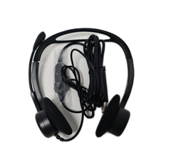 Logitech PC Headset 960 USB schwarz USB-Anschluss