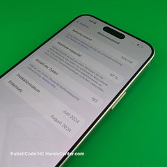 Apple iPhone 15 Pro Max 256GB Titan Weiß Akku 97p 1452511