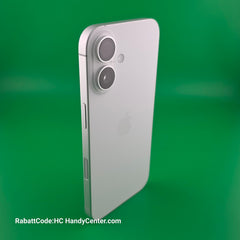 Apple iPhone 16 128GB Weiss Akku100p kratzer Dellen-SONDERPREIS-