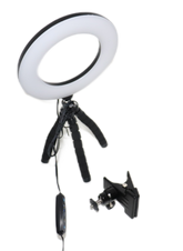 Ringlicht LED Ringlight 6" mit Stativ-Ständer für Fotografie Live-Stream