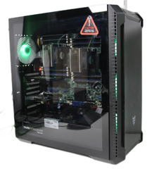 PC-Server 2x CPU Xeon E5-2620 2x 12 x 2.10GHz 128GB RAM SSD500GB HDD 2TB WD