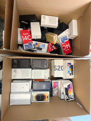 Apple iPhone Boxen & Samsung Verpackungen | Schachtel Karton MIX | 2x Umzugskarton