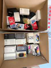 Apple iPhone Boxen & Samsung Verpackungen | Schachtel Karton MIX | 2x Umzugskarton