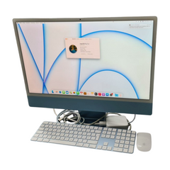 Apple iMac 24 Zoll Blau 2021 Apple M1 8C8G 8GB 512GB SSD Blau