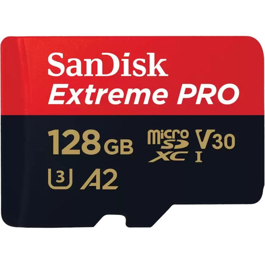 SANDISK Extreme Pro 128 GB microSDXC Speicherkarte (200 MB/s,A2,Class10,U3,V30)