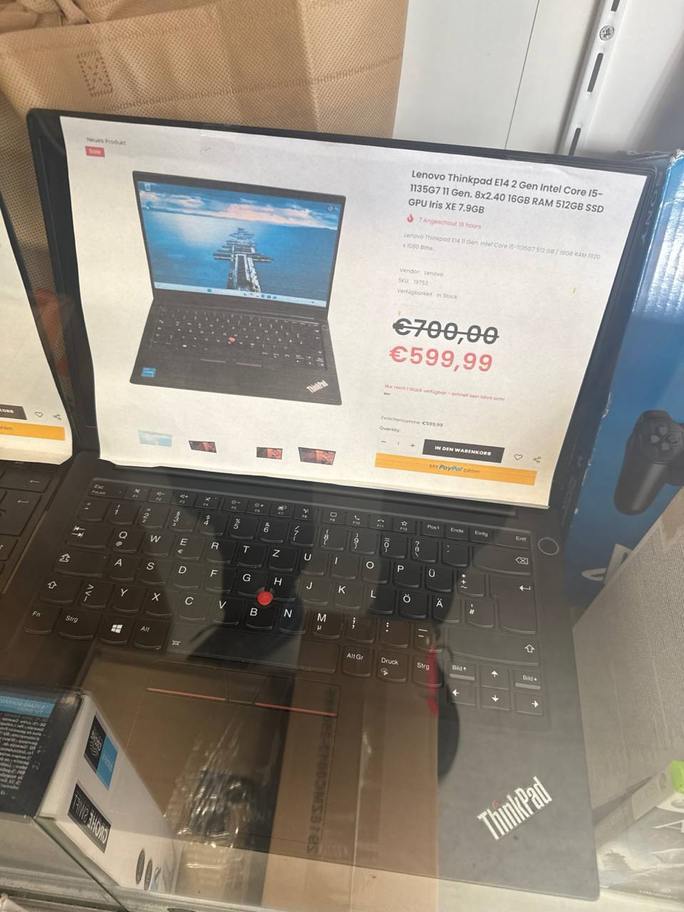 Lenovo ThinkPad E14 2 Gen Intel Core i5-1135G7 | Heute angekauft 09.04. 11:11 | Preis? 📞 0175 90 777 77
