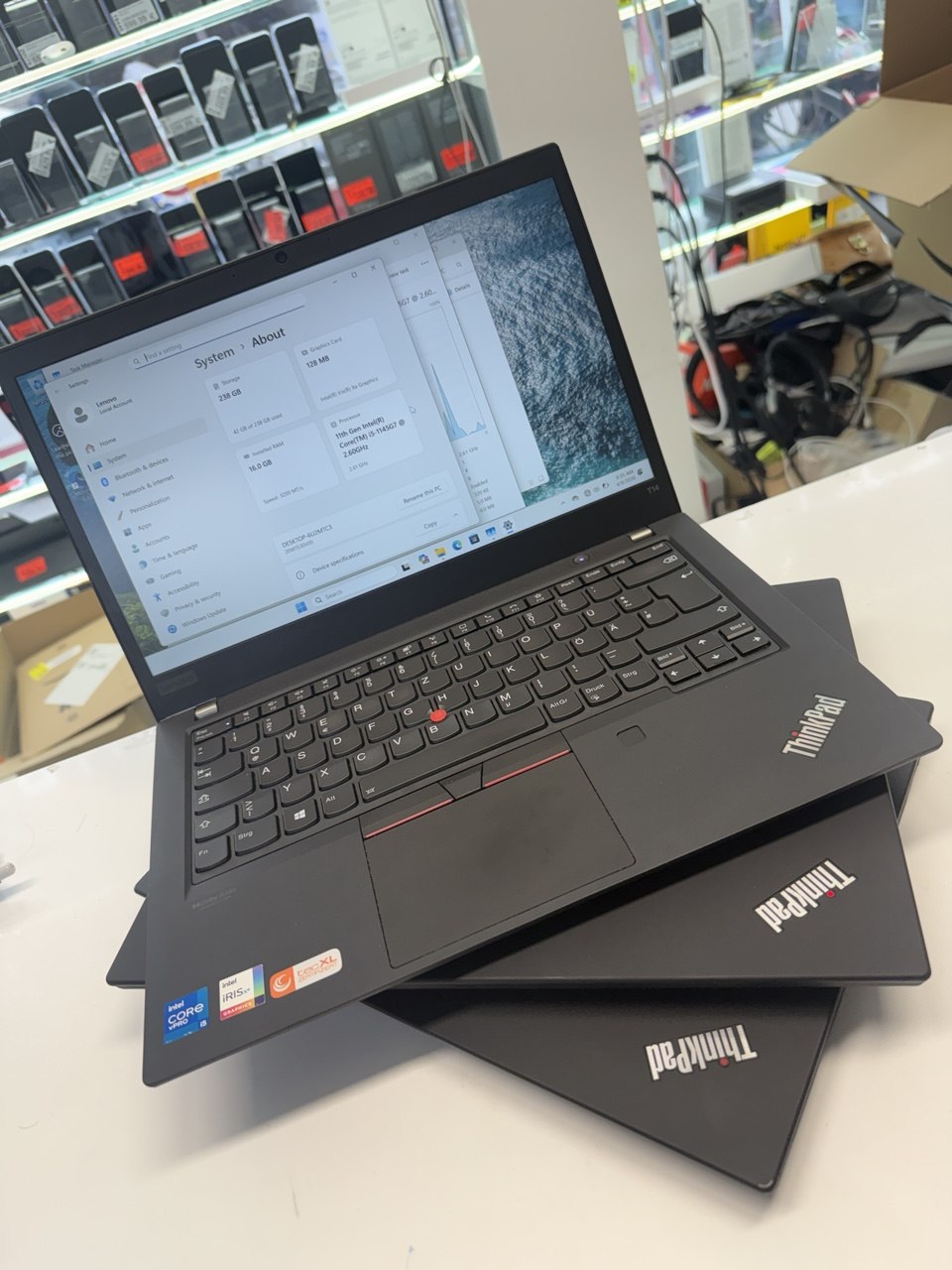 Lenovo ThinkPad Laptop, 11th Gen Intel, 16 GB RAM | Heute angekauft 09.04. 16:40 | Preis? 📞 0175 90 777 77