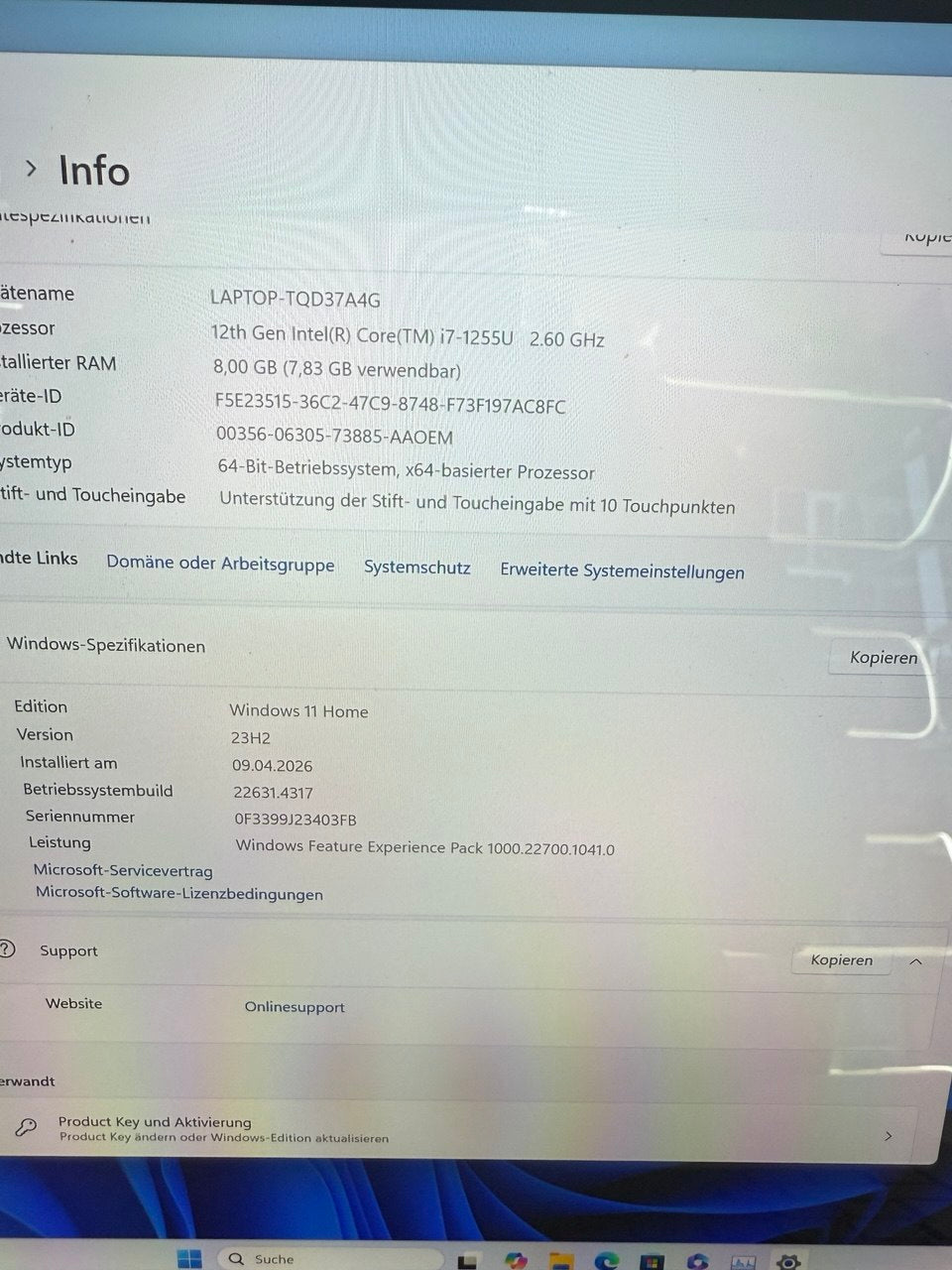 Laptop mit Intel Core i7-1255U Prozessor | Heute angekauft 09.04. 17:17 | Preis? 📞 0175 90 777 77