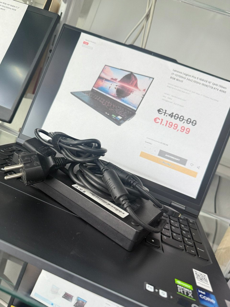 Lenovo Legion Pro 5 16IRX8 – i7- RTX 4060, 16" QHD | Heute angekauft 10.04. 13:10 | Preis? 📞 0175 90 777 77