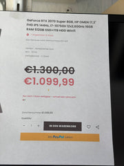 HP Laptop mit Display, 512GB SSD + 1TB HDD