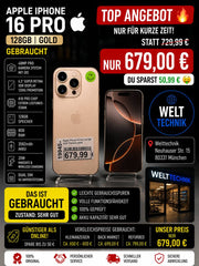 Apple iPhone 16 Pro 128 GB Gold