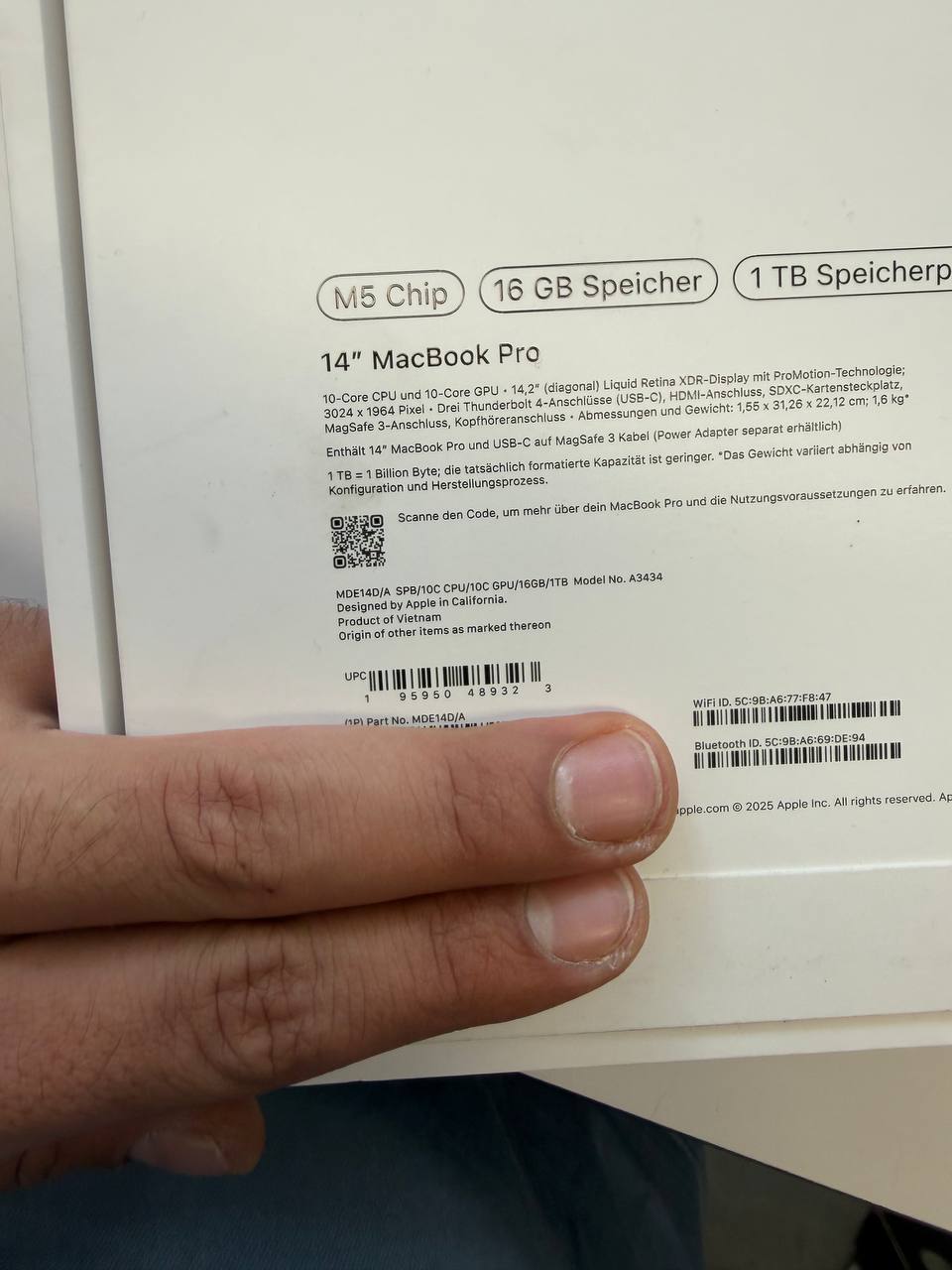 Apple MacBook Pro 14" mit M5 Chip