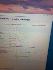 Monitor-Analyse Deutsche Systemeinstellungen sichtbar