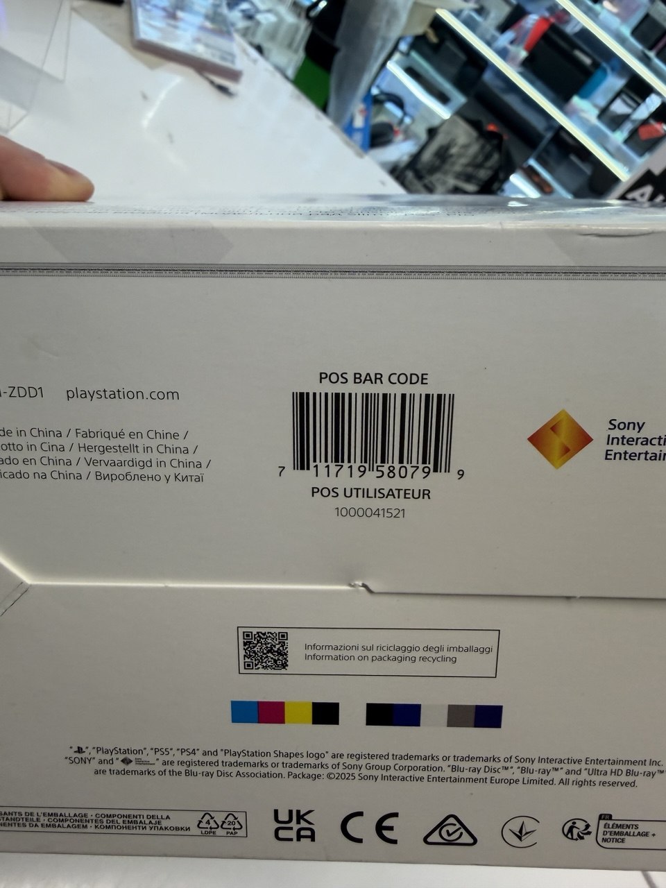 Sony PlayStation 5 (PS5) Modell ZDD1