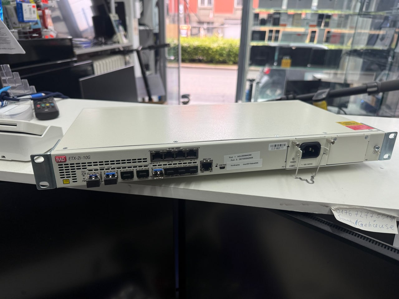RAD Ethernet Test eXtender ETX-2i-10G