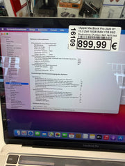 Apple MacBook Pro 13.3" M1 2020 16GB RAM 1TB SSD