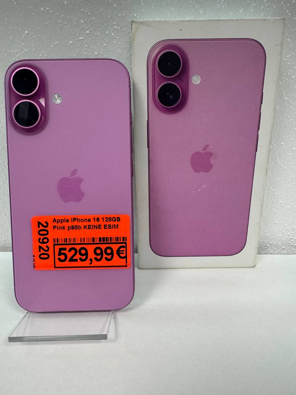 Apple iPhone 16, 128GB, Pink