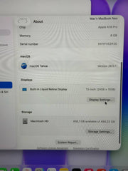 Apple MacBook Neo mit A18 Pro Chip, 8GB RAM