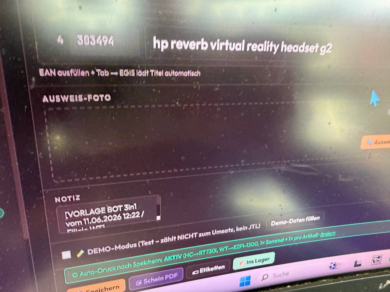 HP Reverb G2 Virtual Reality Headset