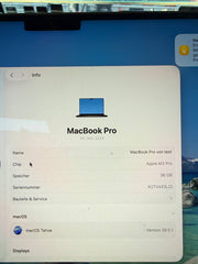MacBook Pro 16" M3 Generation