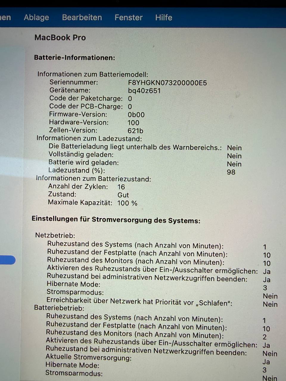 MacBook Pro 16" M3 Generation