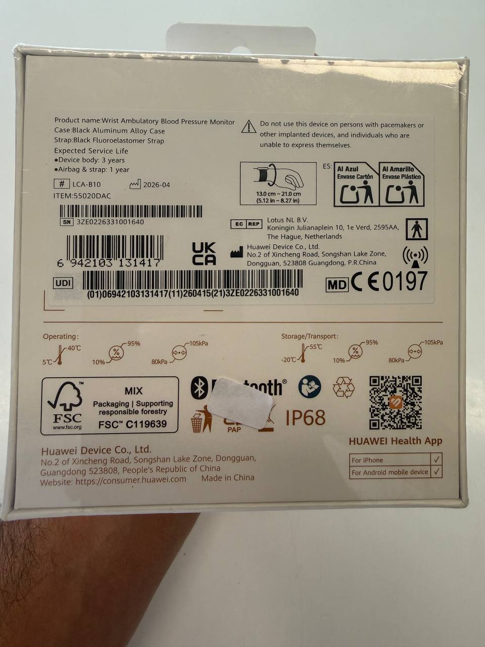Huawei Watch D2 – Smartwatch mit Blutdruckmesser