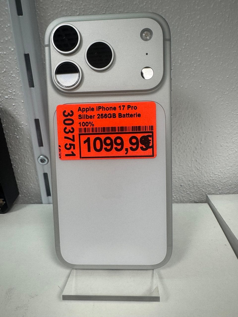 Apple iPhone 17 Pro 256GB Silber