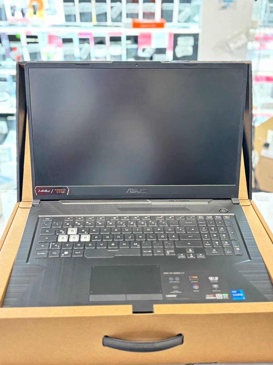 ASUS FX706H Gaming Laptop, 15,6" FHD 144Hz, Intel Core i5