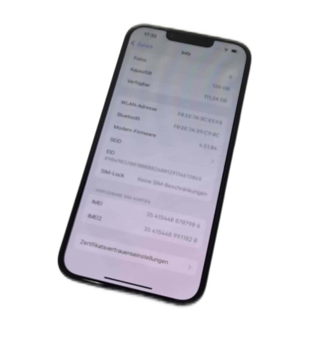 Apple iPhone 13 128GB dunkelblaut b95p 1452406