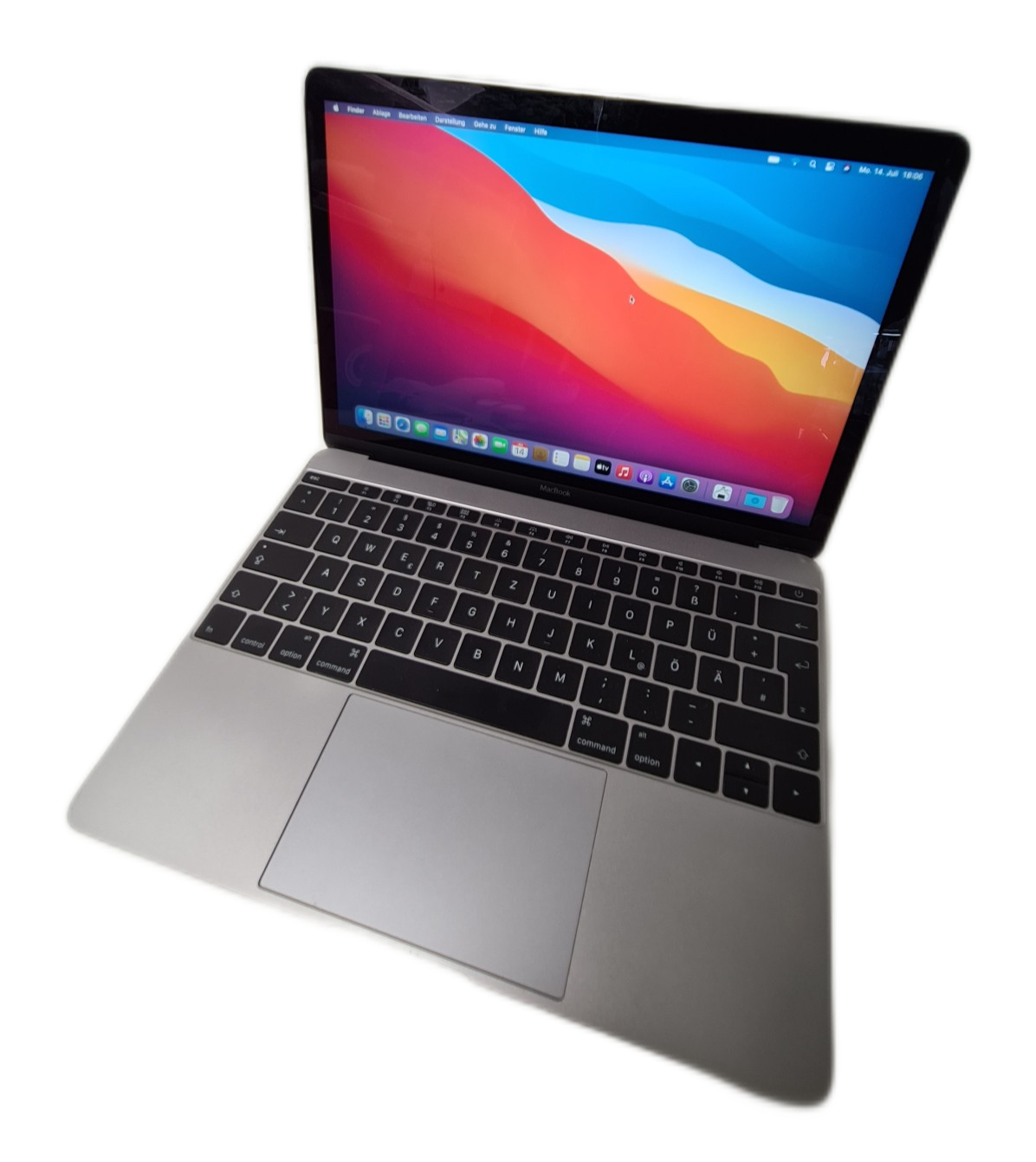 Macbook 12 Zoll 2016 A1534 Intel Core M 1,2GHz 8GB Ram 500GB SSD MacOs Bih Sur b100p Zyklen 98