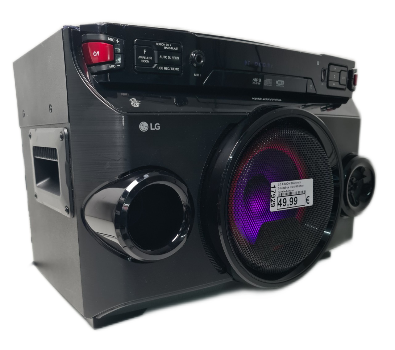 LG XBOOM Bluetooth  Soundbox OM4560 Ohne Fernbedienung