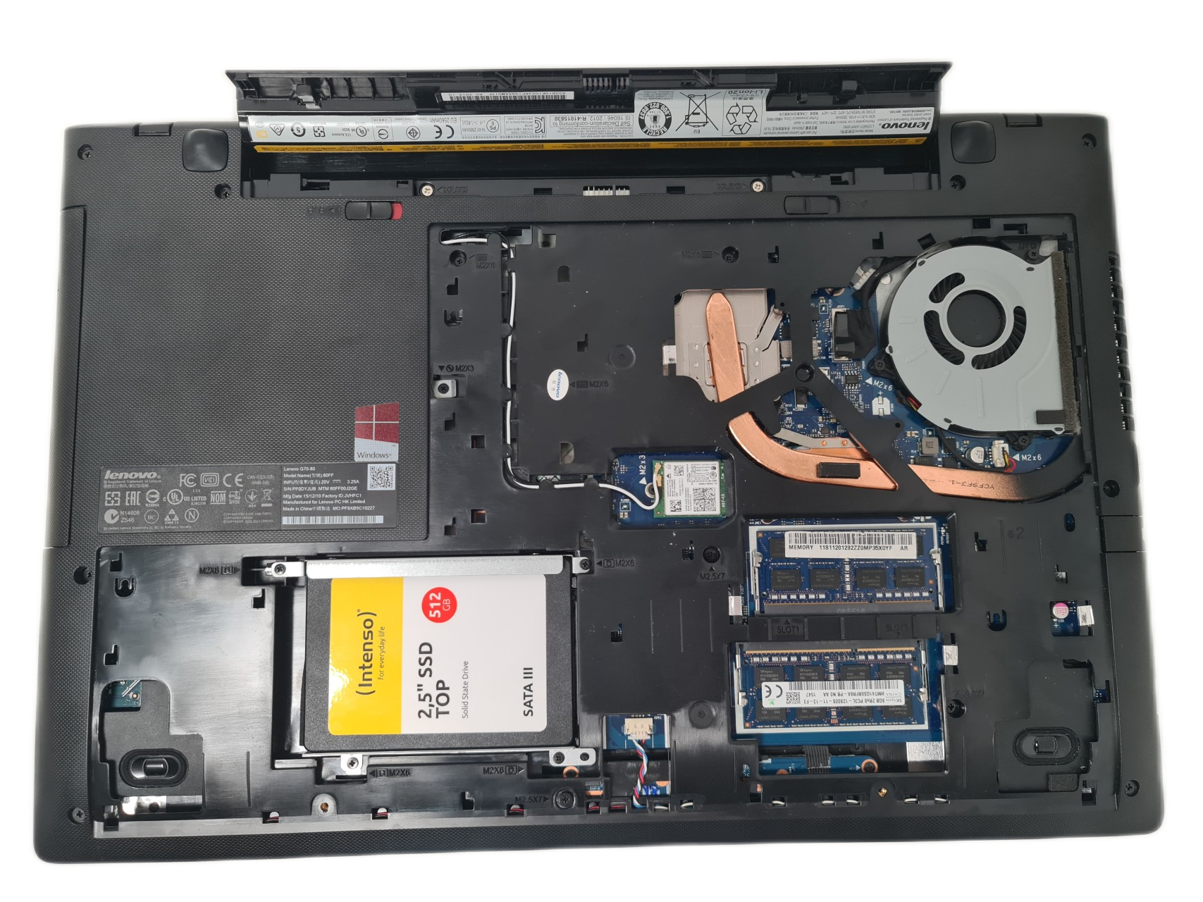 Lenovo G70 17" Intel i7-5500U 4x2,4GHz 16GB Ram 512GB SSD GPU GeForce 920M 8GB Win11