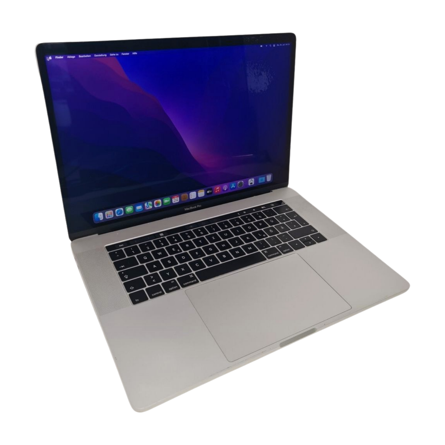 MacBook Pro 15" Core i7" 2.7GHz Touch 2016 16GB Ram 500GB SSD GPU Intel HD 530 Zyklen 157