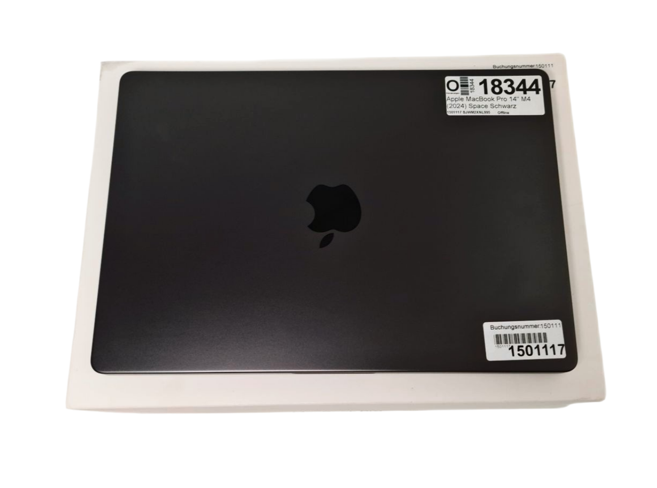 Apple MacBook Pro 14" M4 (2024) Space Schwarz MW2U3D/A Ladezyklen 12 Batterie 100% 1501117