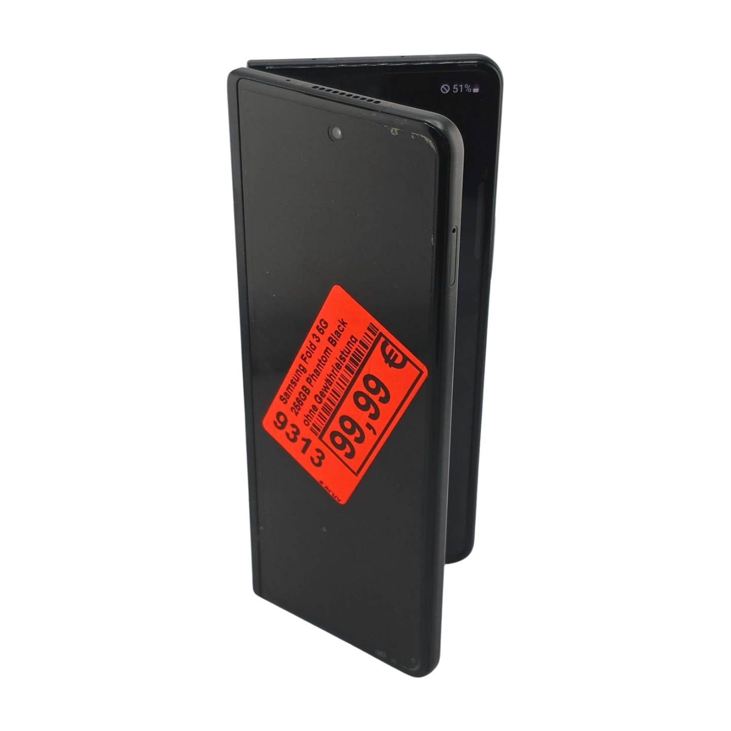 Samsung Fold 3 5G 256GB Phantom Black ohne Gewährleistung Display Defekt