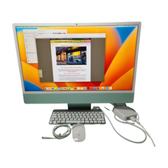 Apple iMac 24" 4,5k [2021] M1 8-Core CPU 8GB Ram 256GB SSD Blau