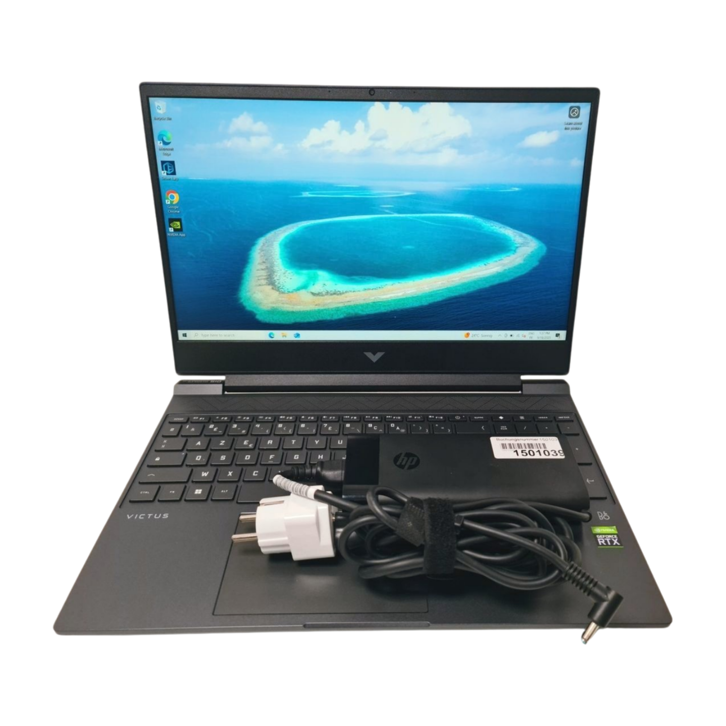 HP Victus Gaming 15,6" 144Hz 12Gen i5-12450H 12x2HGz 32GB Ram 1TB SSD RTX3050 4GB Win10