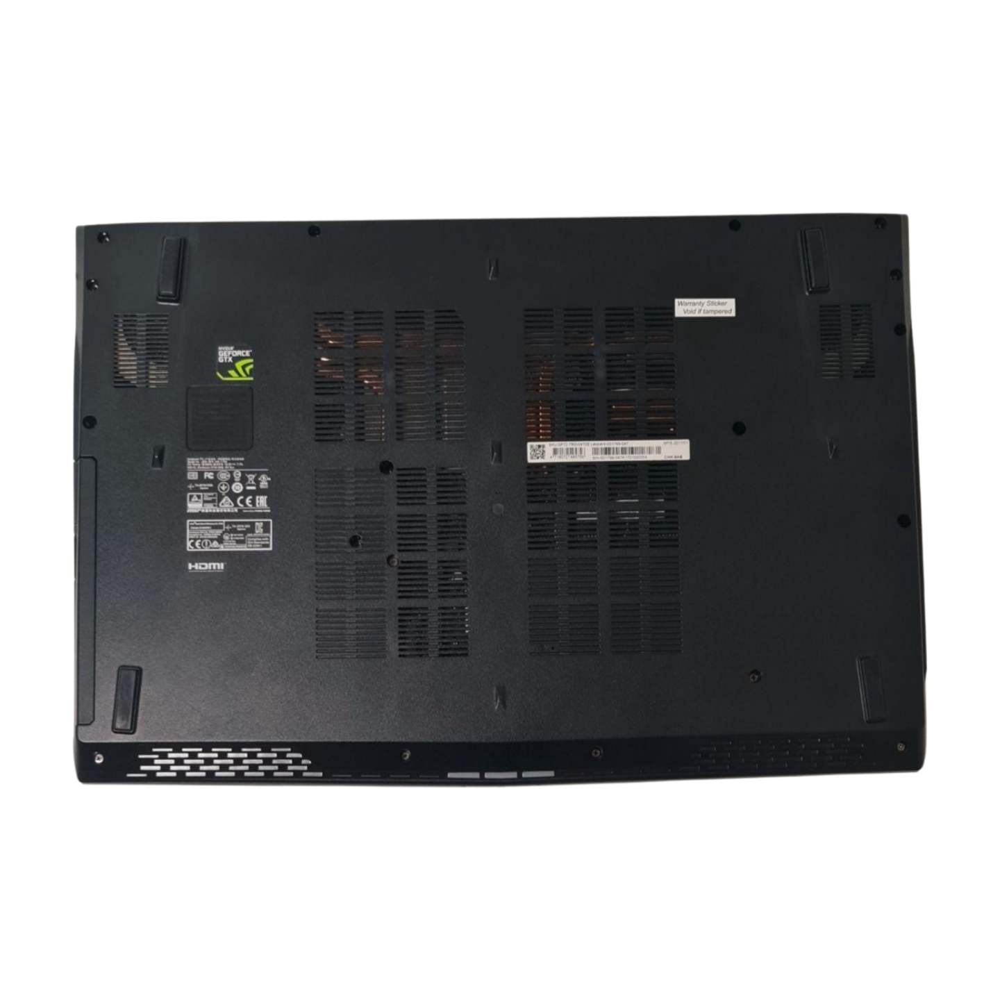 MSI Gaming 17,3  i7-7700HQ 8x2,80GHz 16GB RAM 250GB SSD 1TB HDD GeForce GTX 1050 2GB Win11