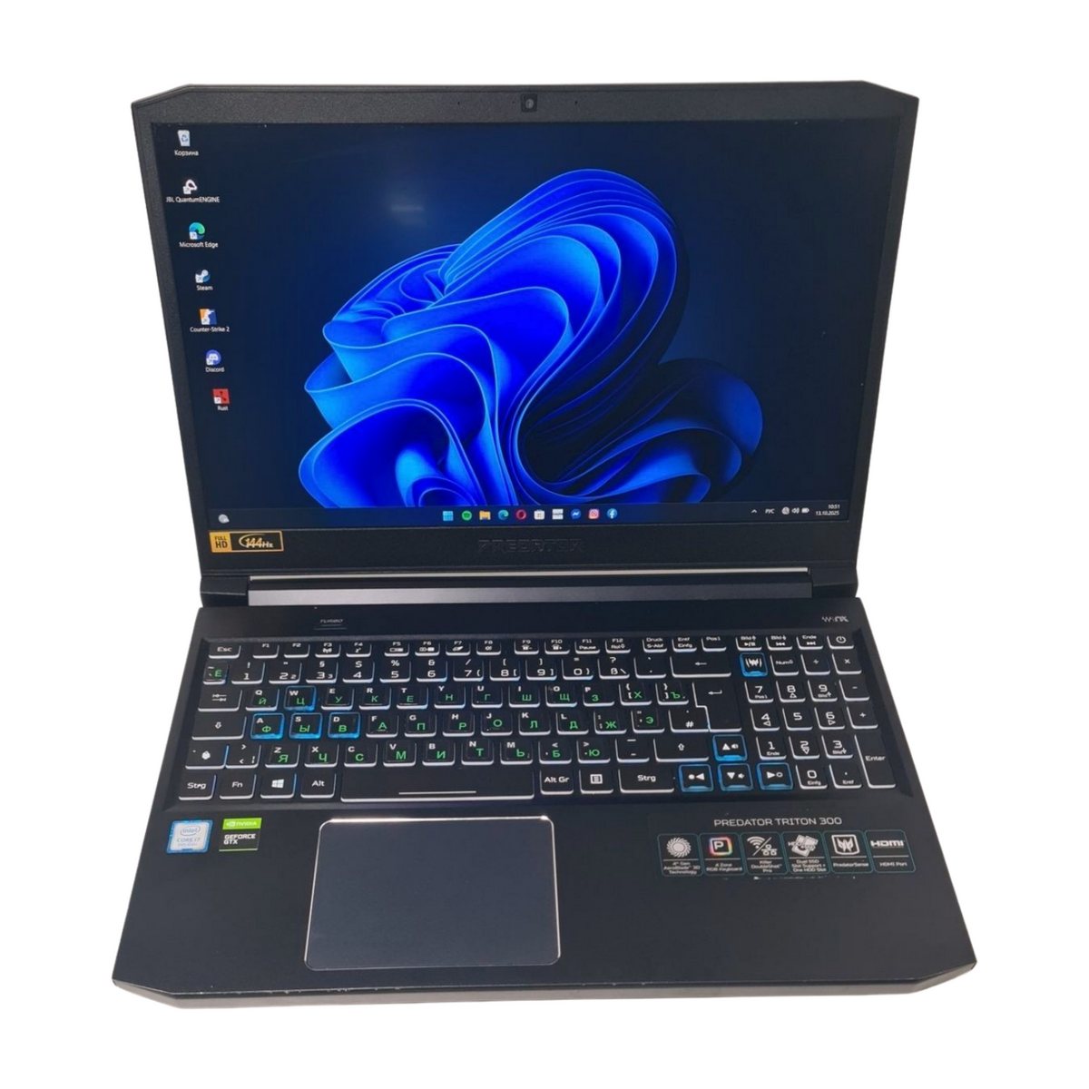 Acer Nitro 5 Full HD 144 Hz Intel Core i7-9750H 12x2,60GHz 11 Gen 16GB RAM 1TB SSD NVIDIA GeForce GTX 1650 4GB Win11