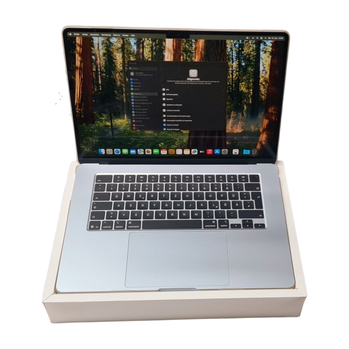 Apple MacBook Air , Apple M4, 38,9 cm (15.3"), 2880 x 1864 Pixel, 16 GB, 256 GB, macOS Sequoia